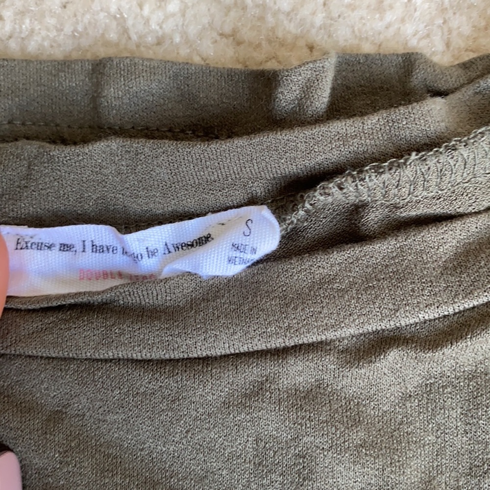 Basic Loose Olive Tee - image 2